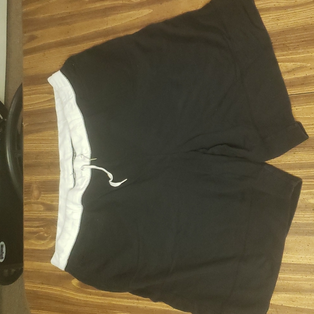 Black Elastic Shorts